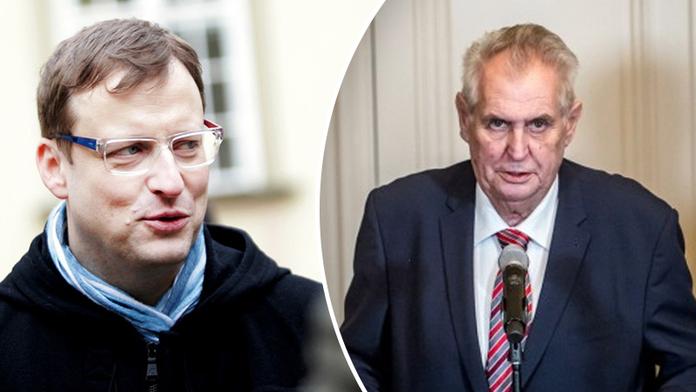 Bartík je svině, rozohnil se Zeman. Za lži o rakovině chce pět milionů