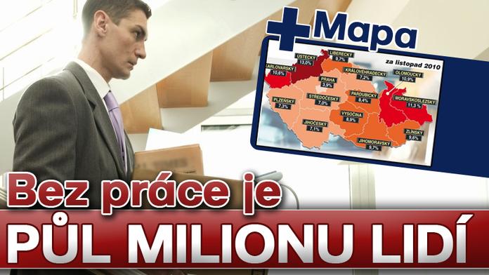 NEZAMĚSTNANOST: Kde lidé nemají práci? SPOČÍTEJTE SI PODPORU