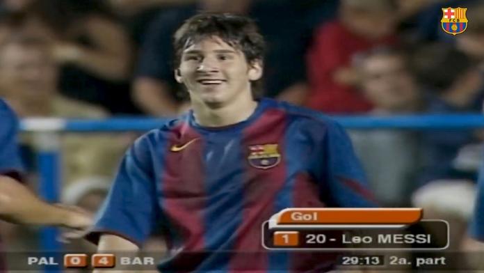 První máj, lásky čas. A den, kdy dal Messi první gól za Barcu! VIDEO