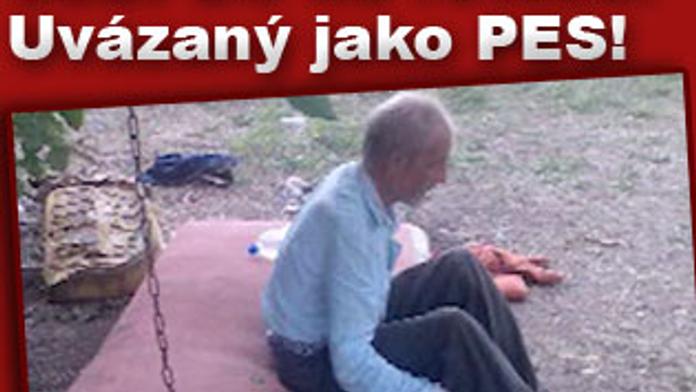 BESTIE: Slepého otce přivázali k řetězu jako psa!