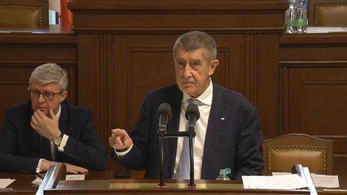 Andrej Babiš v Poslanecké sněmovně