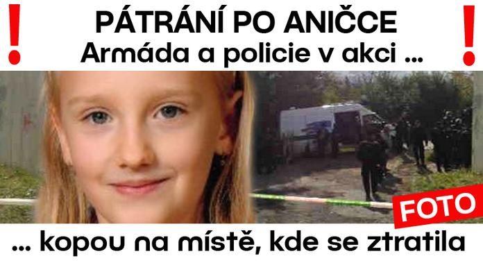 SLEDUJEME pátrání po Aničce: Tma přerušila snahu policie
