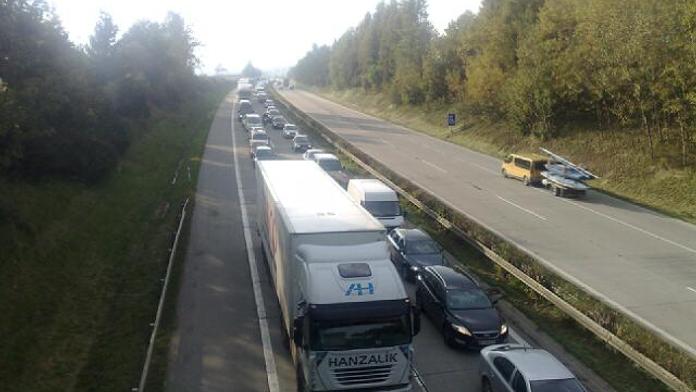 Omezení na 68. kilometru D1. Řidiči dejte si pozor!