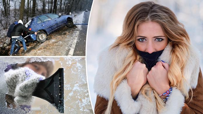 POZOR: Výstraha před náledím! Dnes napadne až 10 cm sněhu
