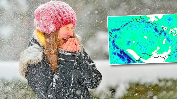 Sněžit bude až do neděle. Teploty klesnou k -10°C! MAPY SRÁŽEK