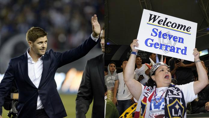 Vítej, Stevie! Gerrarda zdravily v Los Angeles zaplněné tribuny