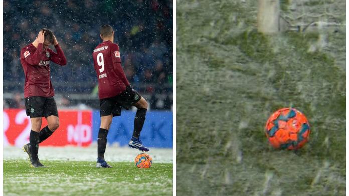 VIDEO: Příroda byla proti. Gól? Kdepak, míč se zastavil ve sněhu!