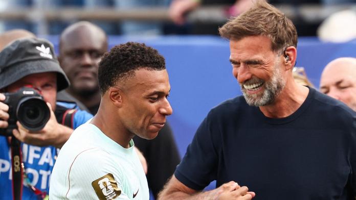 Kylian Mbappé a Jürgen Klopp