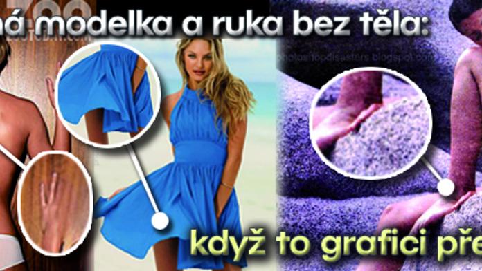 Beznohá modelka a ruka bez těla: když to grafici přeženou