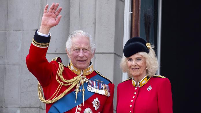 Královská rodina na Trooping the Colour, 17. 6. 2023
