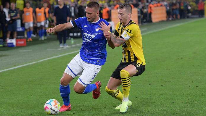Dortmund udolal Hoffenheim a je v čele Bundesligy, Kadeřábek hrál celý zápas