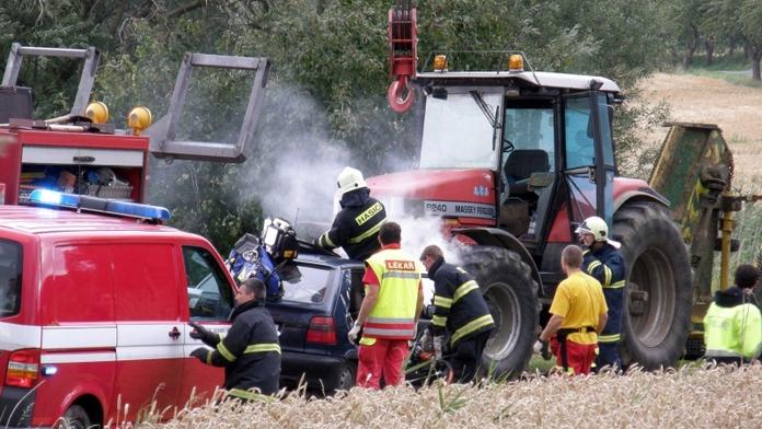 OBRAZEM: Čelně narazil do třinácti tun kovu