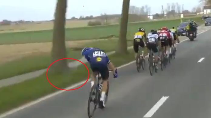 Hladový cyklista to neuhlídal. Přejedl se a během závodu vše poslal ven