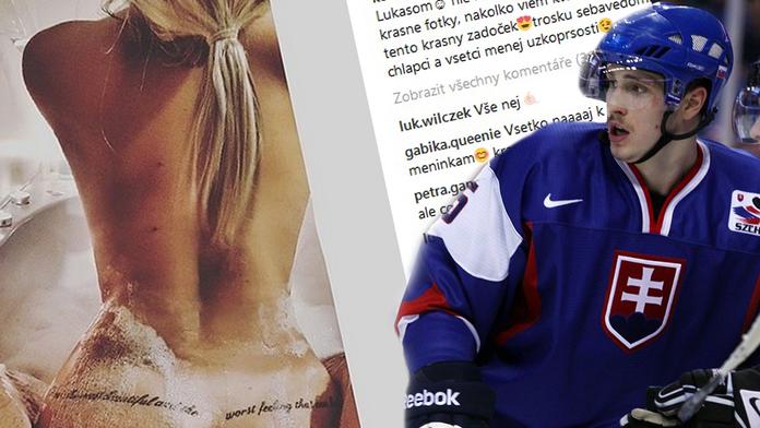 Nemravná fotka slovenského hokejisty: Ukázal nahou přítelkyni!
