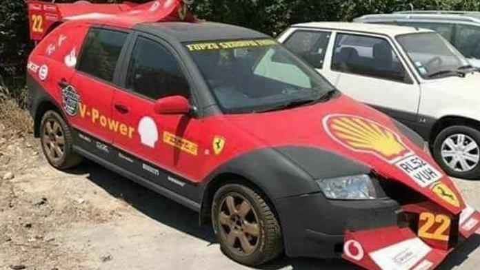 Fabia jako Formule 1, v kombíku a v naftě! + Další šílené kreace