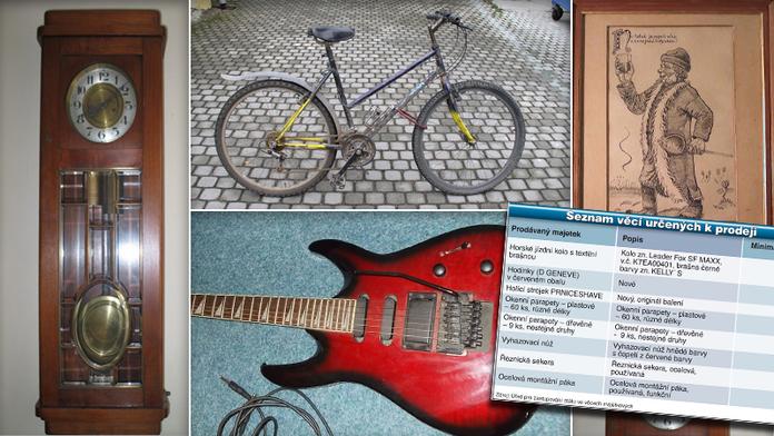 Horské kolo za 65 Kč, elektrická kytara za 590 Kč. Čeho ještě se stát levně zbavuje?
