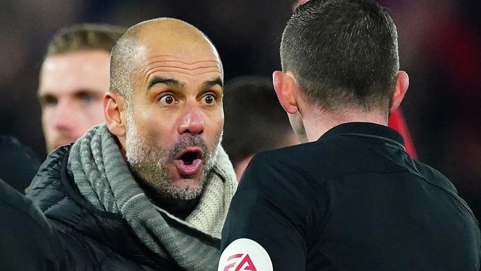 Rozzuřený Guardiola! Běsnil kvůli neodpískaným penaltám