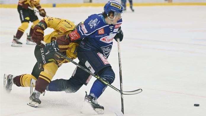 Kladno se udrželo v extralize. V pátém duelu proti Jihlavě zářil Plekanec