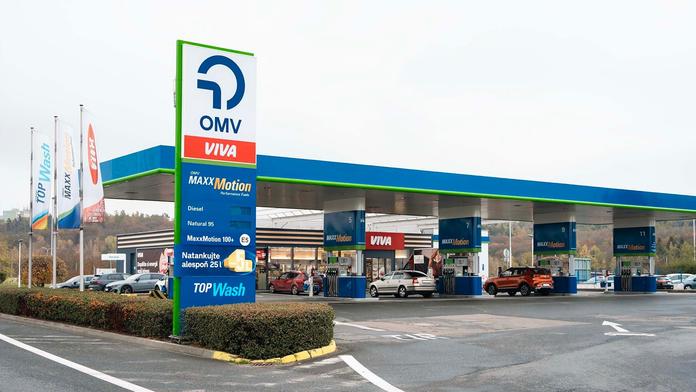 Čerpací stanice OMV v Praze-Kačerově