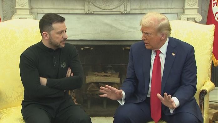 Volodymyr Zelenskyj a Donald Trump