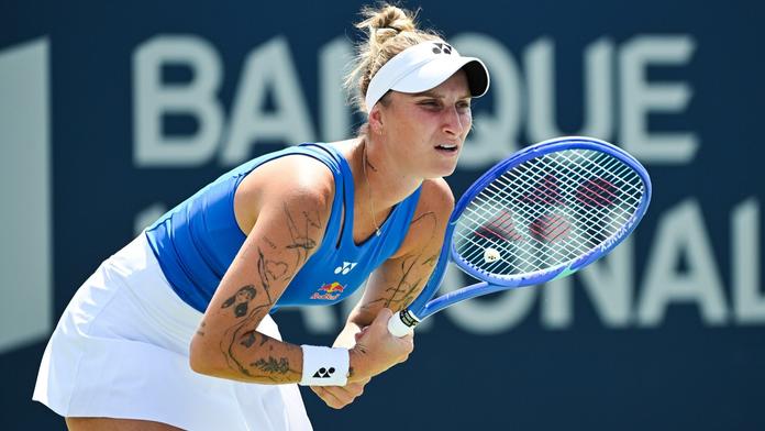 Markéta Vondroušová na turnaji v Montrealu