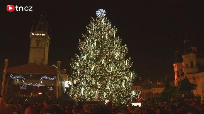 Praha už si porazila svůj vánoční smrk, je z Kyšic