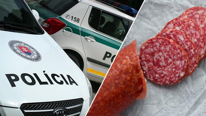 Petr ozdobil policii auto kolečky salámu a chtěl utéct. Neúspěšně