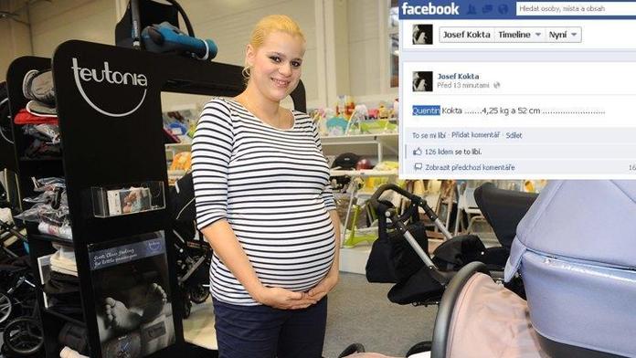 NEJZNÁMĚJŠÍ BLONDÝNKA ČESKA: Ornella porodila malého Koktu, Quentin má 4 kg