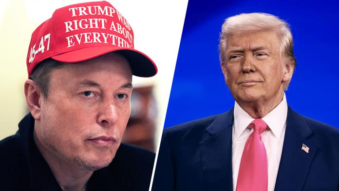 Elon Musk a Donald Trump