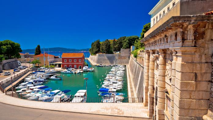 Město Zadar v Chorvatsku