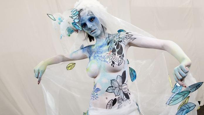 BODYPAINT: NAHÉ MODELKY předváděly pomalovaná těla!