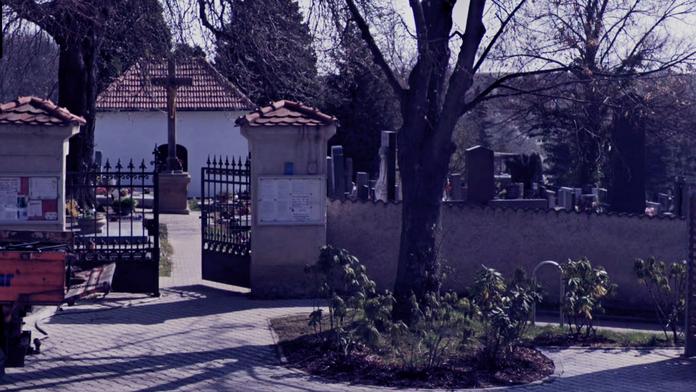 Hřbitov Slivenec v ulici Višnovka