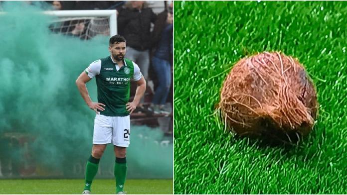 Derby, jak má být! Na hřiště kromě světlic přilétl i kokos