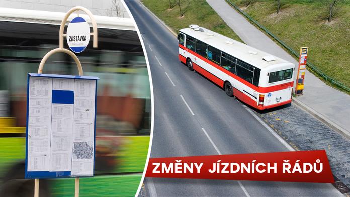 Od neděle platí nové jízdní řády autobusů! Které se mění u vás?