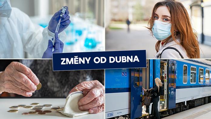 Nová vakcína, dražší dopisy, důchody přijdou jindy. ZMĚNY OD DUBNA