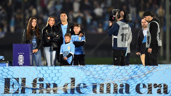 Suárez fotbal Uruguay