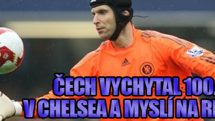Čech má 100 nul a chce překonat rekord Chelsea