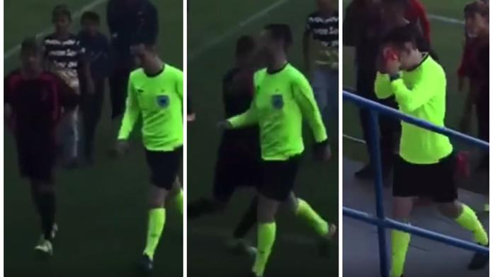 Děsivé video ze Slovenska: Vyloučený dorostenec brutálně napadl rozhodčího
