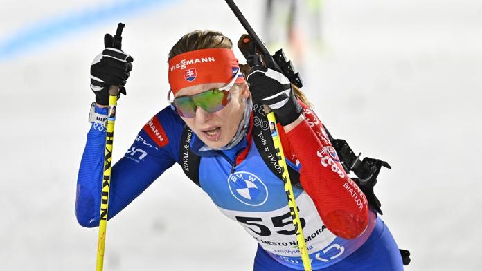 Slovenská biatlonistka Anastasia Kuzminová