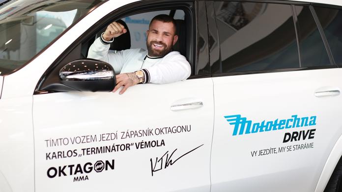 Karlos „Terminátor“ Vémola se stal novou tváří značky Mototechna Drive