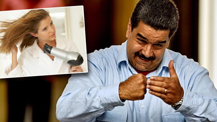 Chybí elektřina. Nefénujte se, žádá ženy venezuelský prezident