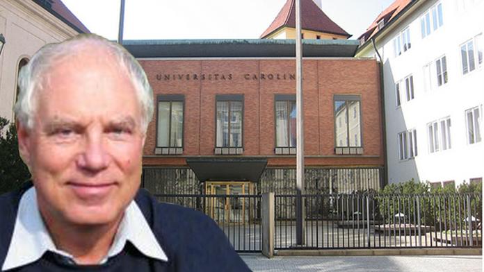 Univerzitní profesor agituje mezi studenty a kolegy. Chce do europarlamentu
