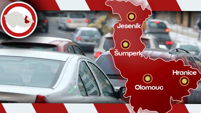 SJÍZDNOST SILNIC: V Olomouckém kraji jsou silnice sjízdné s opatrností