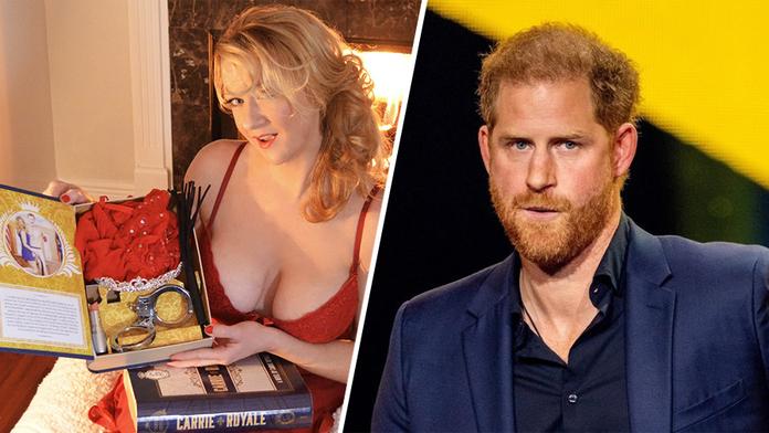 Striptérka Carrie Royale a princ Harry