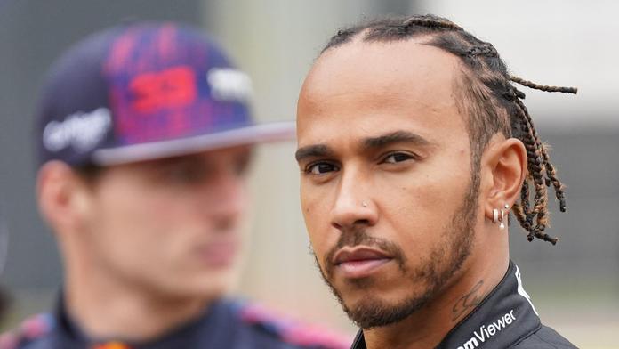 V závodech se mu nedaří, v zákulisí baví. Hamilton učil svého psa jezdit na skatu