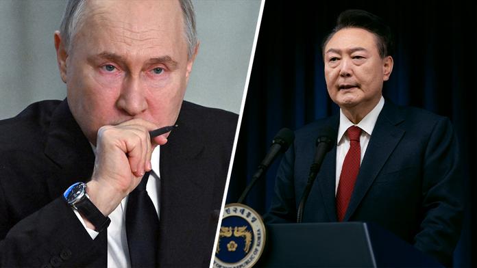 Vladimir Putin a Jun Sok-jol