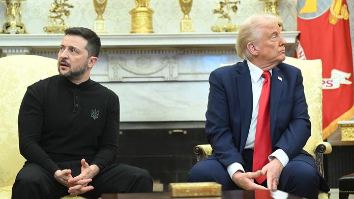 Donald Trump a Volodymyr Zelenskyj