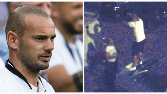 Fotbalistu Sneijdera zatkla policie! Opilý zdemoloval cizí auto