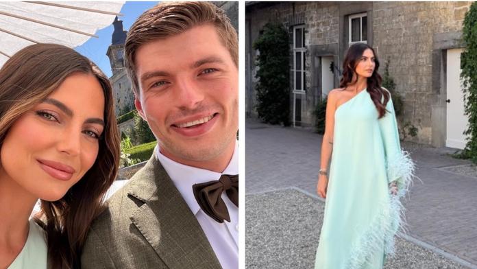 Verstappenova partnerka zabodovala. Piquetová předvedla luxusní svatební eleganci