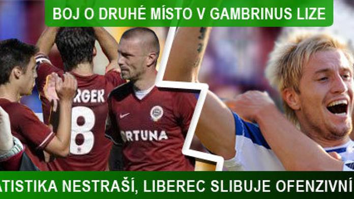 Spartu statistika nestraší, Liberec slibuje ofenzivní podívanou